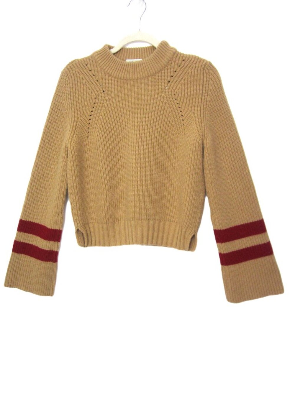 Baum Und Pferdgarten FarFetch Size S Merino Wool Blend Clove Sweater Flare Sleev